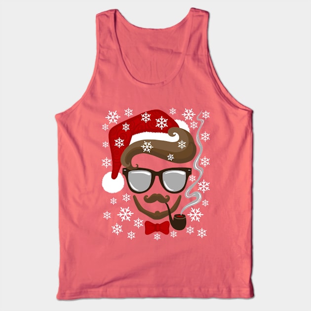 Hipster Holiday Tank Top by OfficeInk